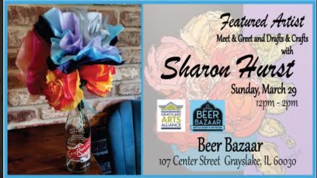 Drafts & Crafts: Paper Flowers & GAA Featured Artist Meet & Greet